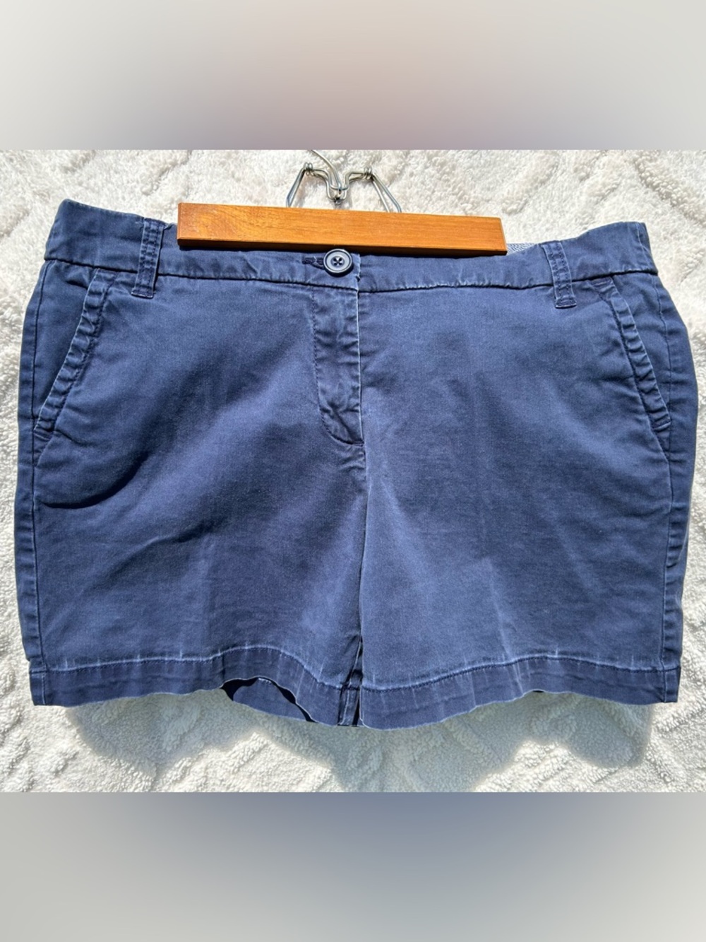 crown & ivy Navy Women's Chino Shorts